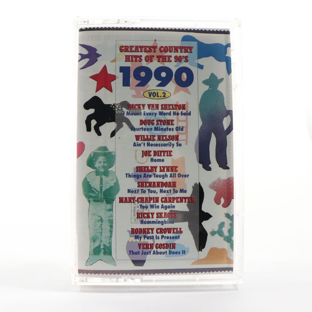 Greatest Country Hits of the 90's 1990 Vol. 2 (Cassette Tape 1991 Sony) CT 48603